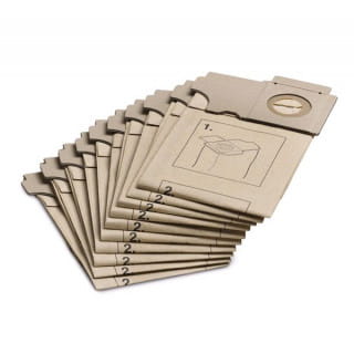 Фильтр-мешки бумажные Karcher для пылесоса CW, CV (10 шт)