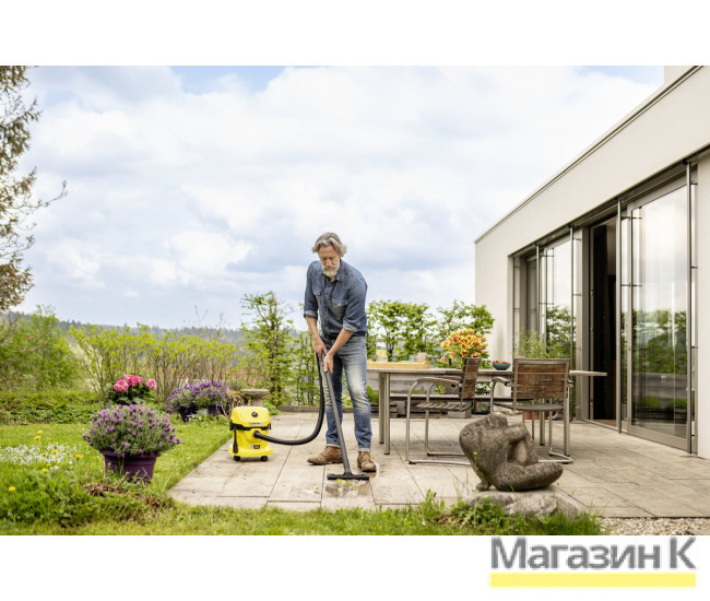 Пылесос хозяйственный аккумуляторный Karcher WD 2-18 1.628-500 ...