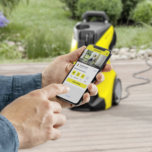 Мойка высокого давления K 5 Premium Smart Control: Связь с мобильным приложением Home & Garden по Bluetooth